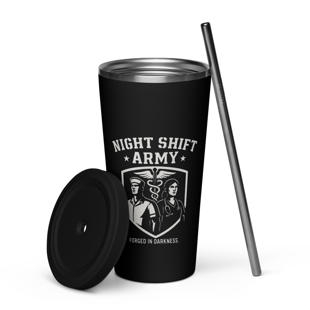 Color Surge Tumbler – 20oz Insulated Stainless Steel with Straw